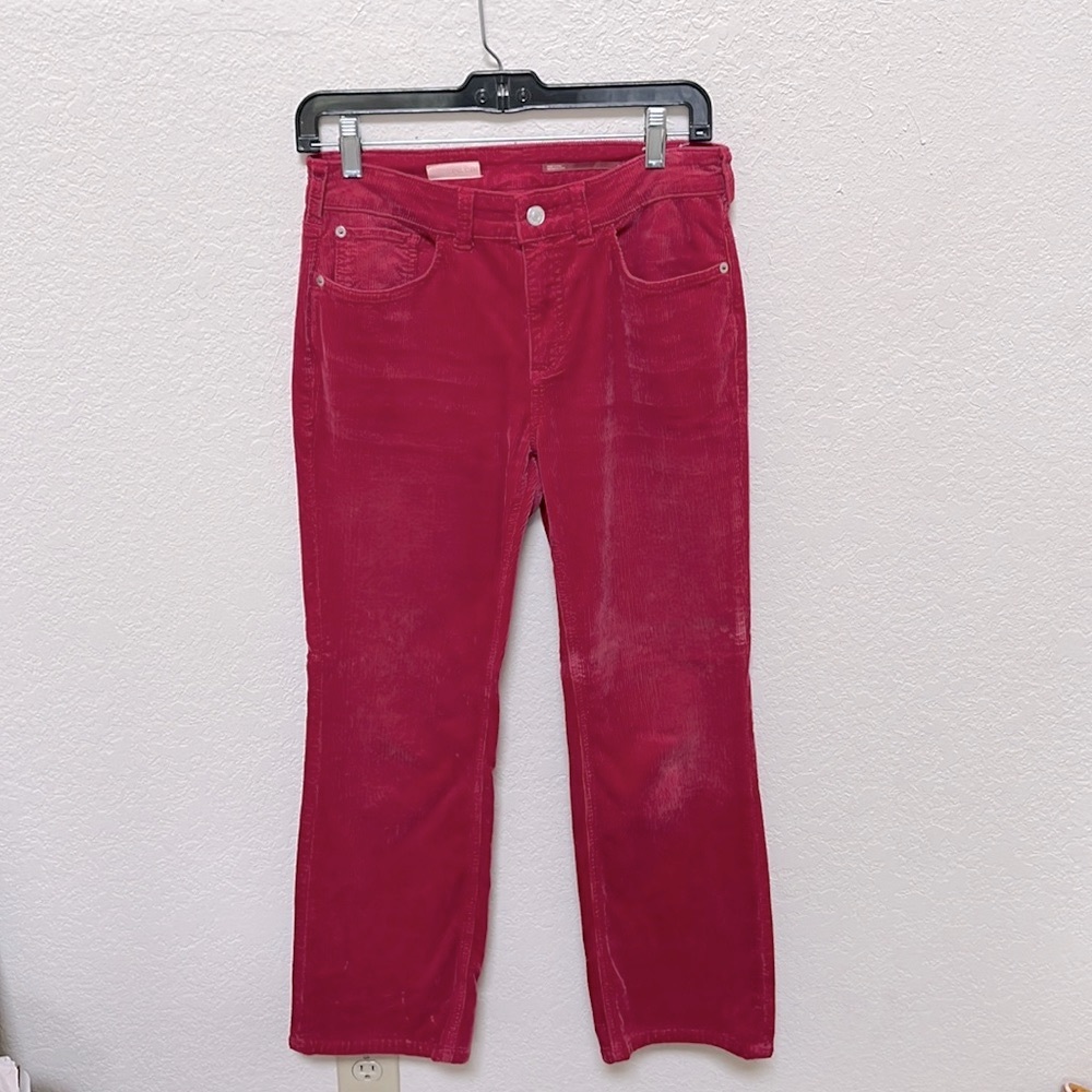 Pilcro Pink Corduroy Pants